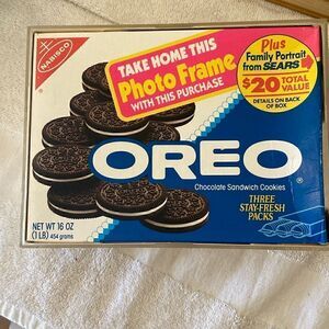 Rare- Vintage Oreo Cookie Frame Box